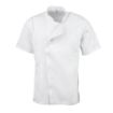 Picture of Chef Works Springfield Zipper Mens Chef Jacket White 2XL - B471-XXL