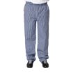 Picture of Whites Unisex Vegas Chefs Trousers Blue & White Check 2XL - B311-XXL
