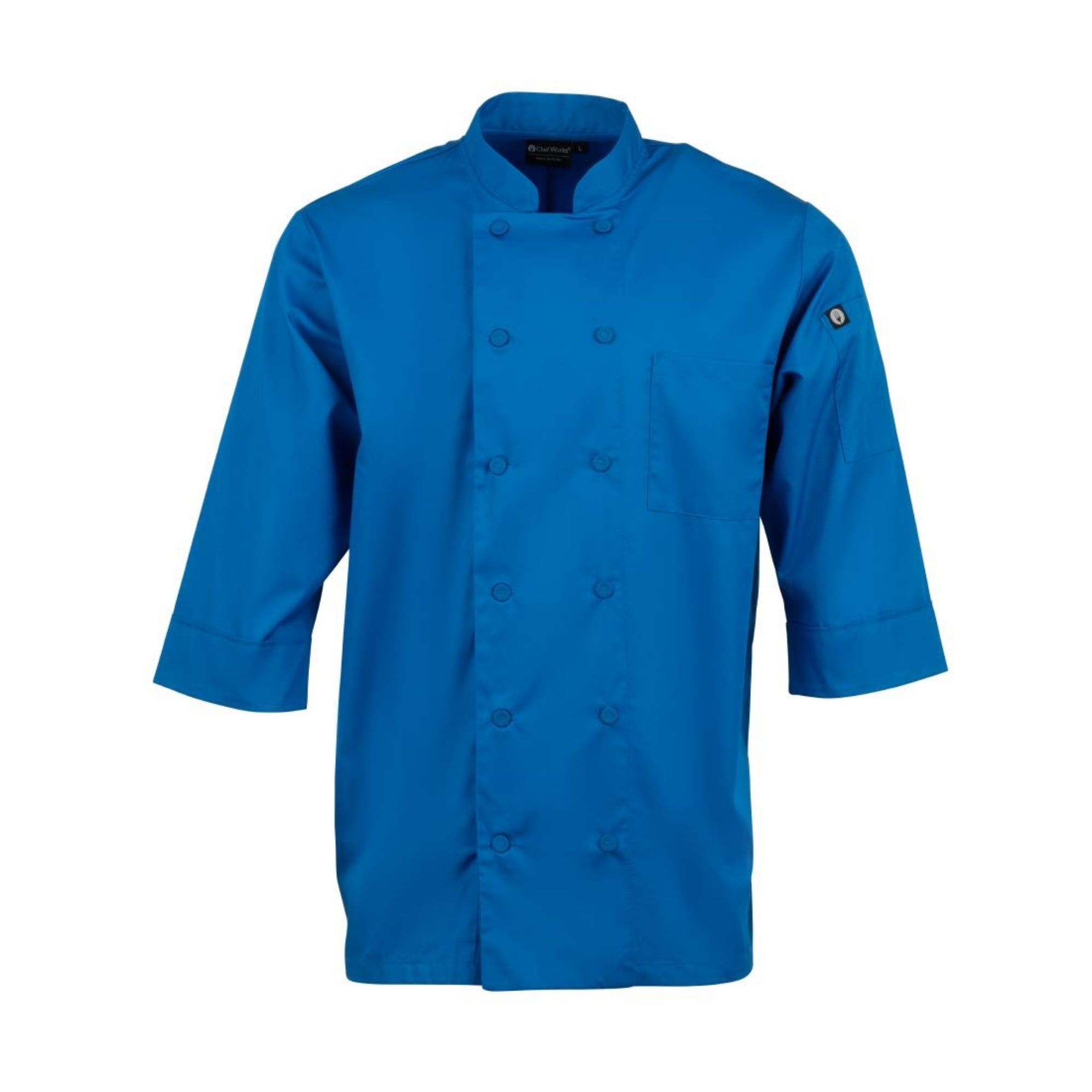 Picture of Chef Works Unisex Chef Jacket Blue L - B178-L