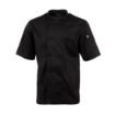 Picture of Chefs Works Montreal Cool Vent Unisex Chef Jacket Black XS - B054-XS