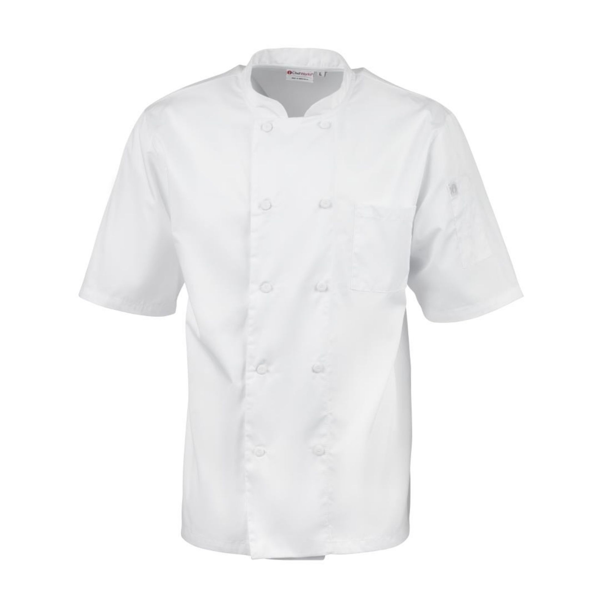 Picture of Chefs Works Montreal Cool Vent Unisex Chef Jacket White XS - A914-XS