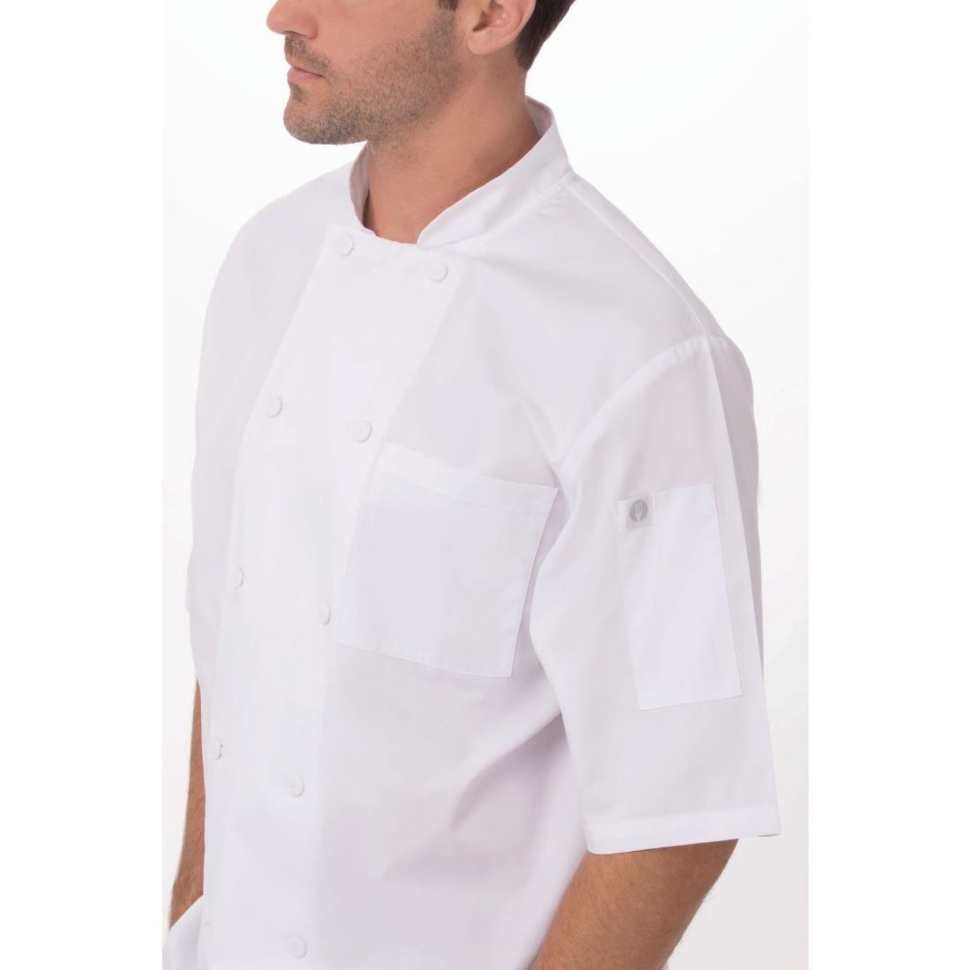 Picture of Chefs Works Montreal Cool Vent Unisex Chef Jacket White XS