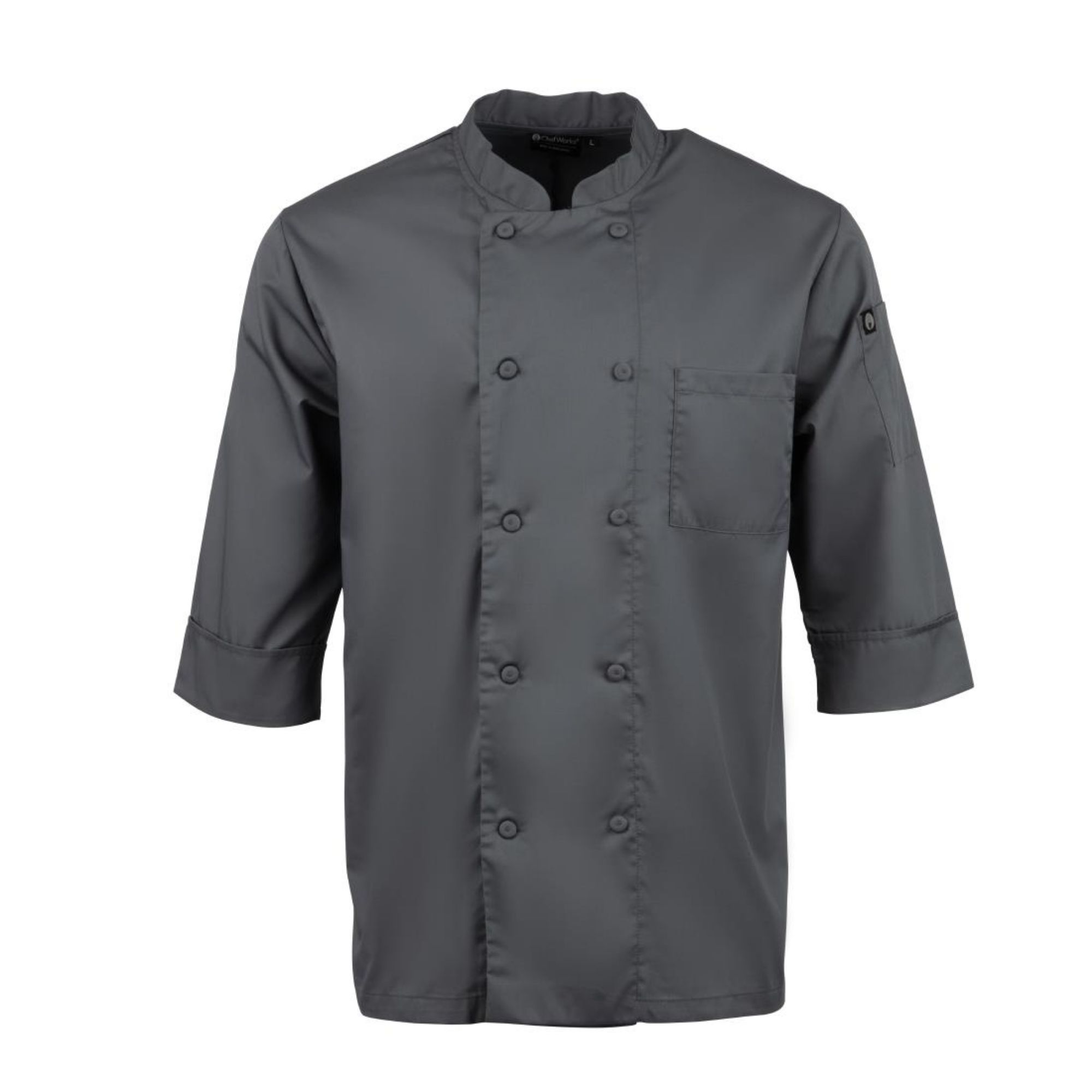 Picture of Chef Works Unisex Chef Jacket Grey S
