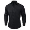 Picture of Chef Works Unisex Long Sleeve Dress Shirt Black S - A798-S