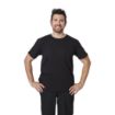 Picture of Unisex Chef T-Shirt Black S - A295-S