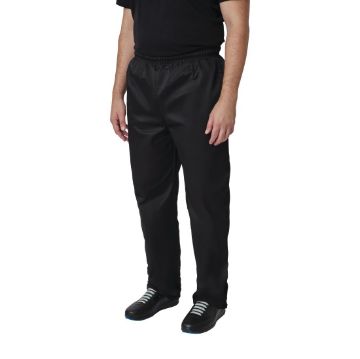 Picture of Whites Vegas Chef Trousers Polycotton Black 4XL