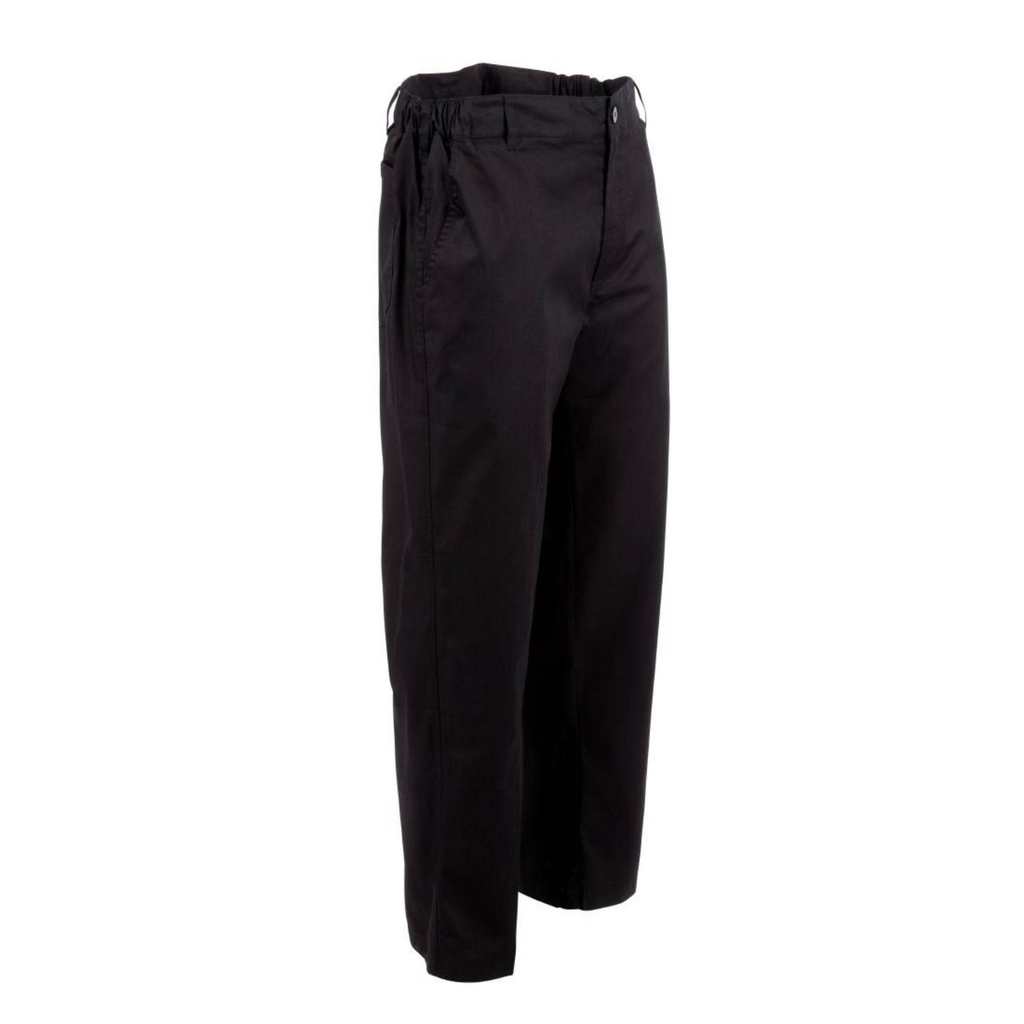 Picture of Chef Works Unisex Professional Series Chefs Trousers Black Herringbone L