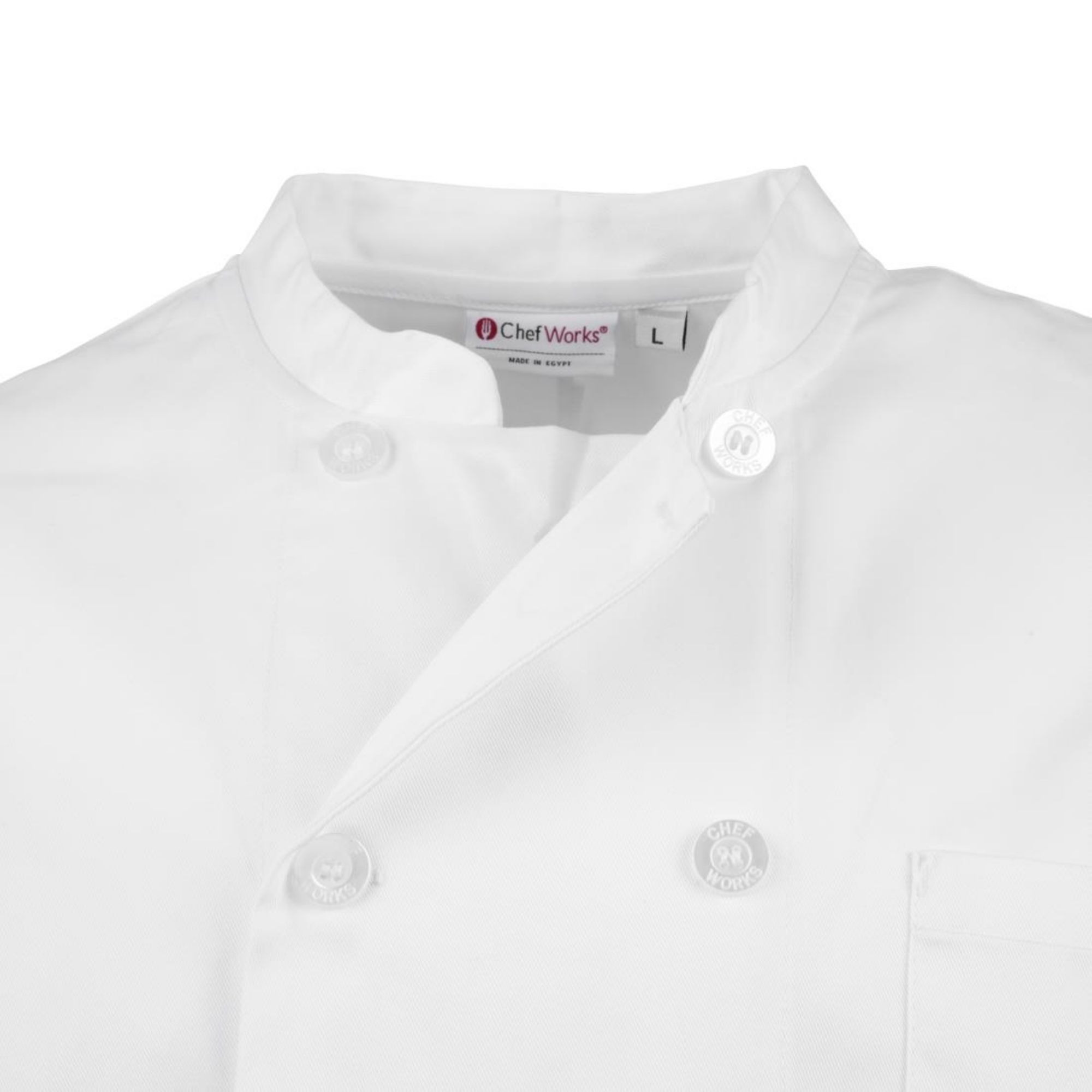 Picture of Chef Works Unisex Le Mans Chef Jacket White XS