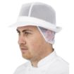 Picture of Trilby Hat with Net Snood White L - A653-L