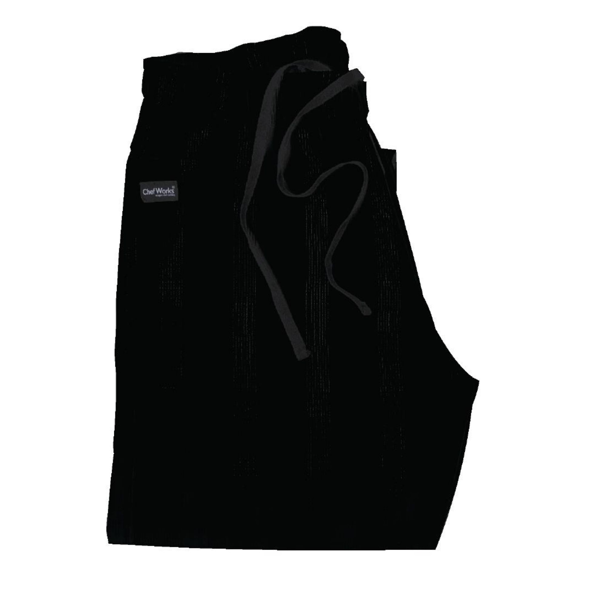 Picture of Chef Works Unisex Better Built Baggy Chefs Trousers Black M