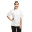 Picture of Whites Vegas Unisex Chef Jacket Short Sleeve White 4XL - A211-4XL