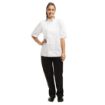 Picture of Whites Vegas Unisex Chef Jacket Short Sleeve White 4XL - A211-4XL