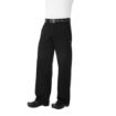 Picture of Chef Works Unisex Professional Series Chefs Trousers Black Herringbone S - A674-S