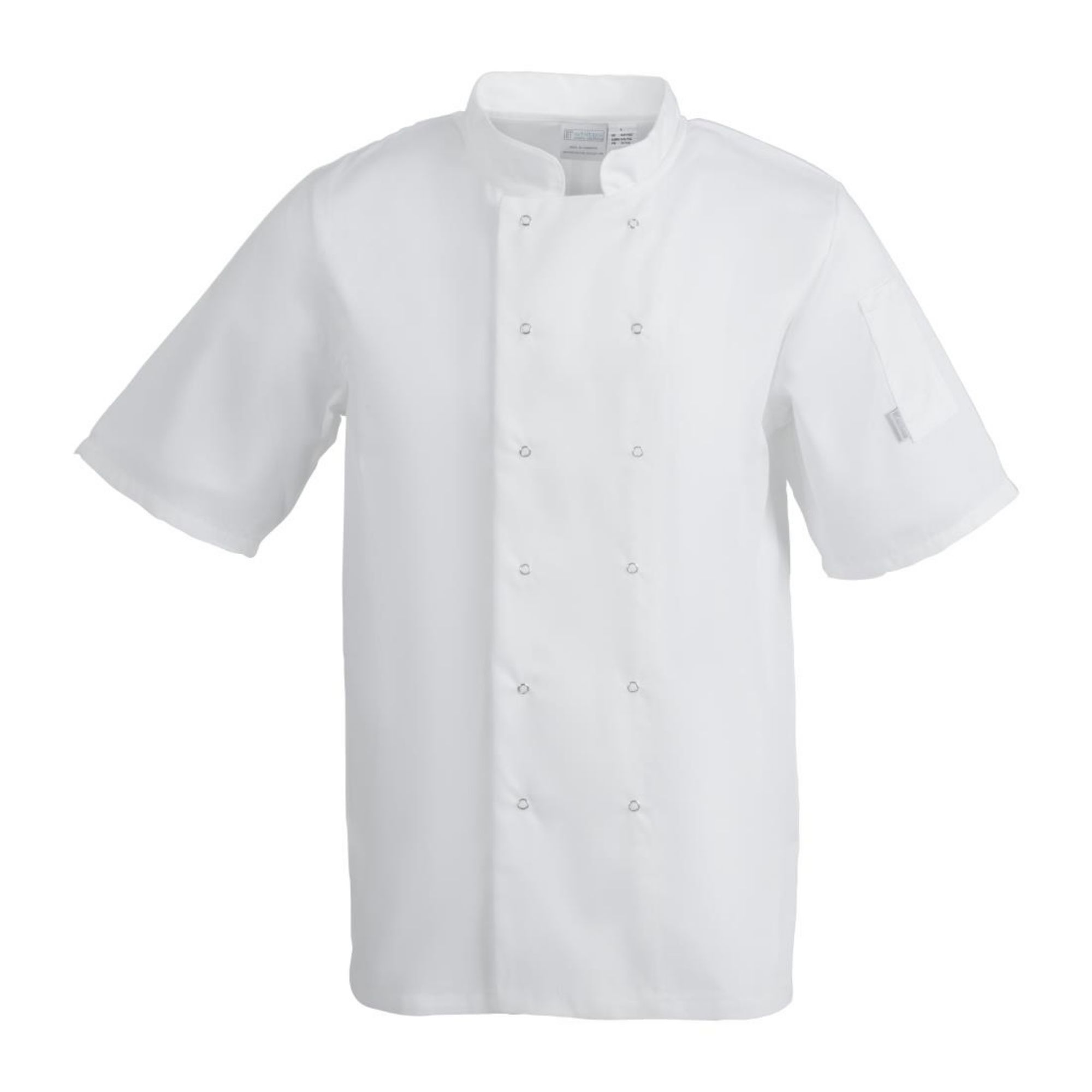 Picture of Whites Vegas Unisex Chef Jacket Short Sleeve White 5XL - A211-5XL
