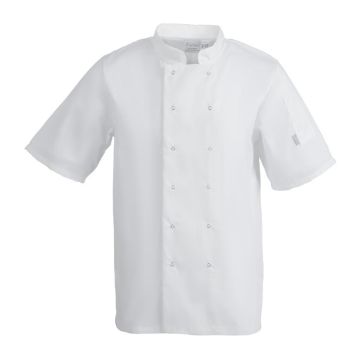 Picture of Whites Vegas Unisex Chef Jacket Short Sleeve White 5XL