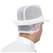 Picture of Trilby Hat with Net Snood White S - A653-S