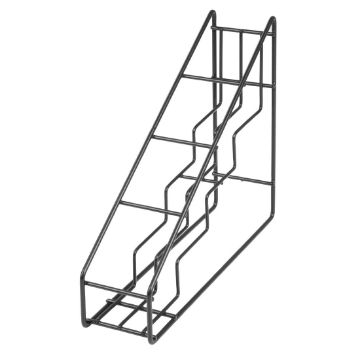 Picture of Olympia Syrup Bottle Stand Black Wire 400x105x320mm