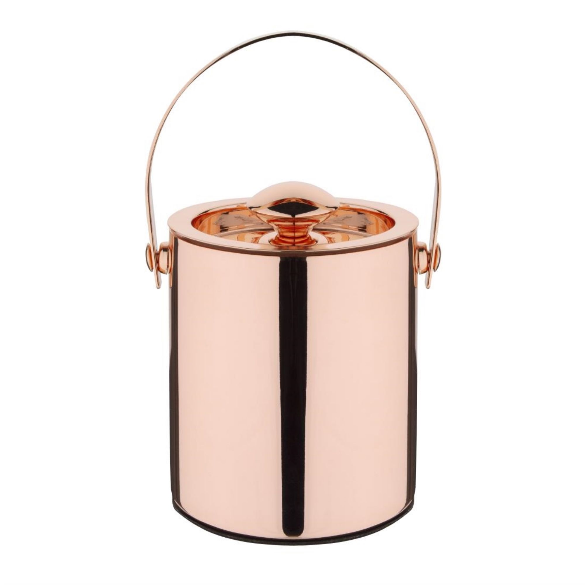 Picture of Olympia Double Walled Ice Bucket with Lid 1Ltr Copper - DR740