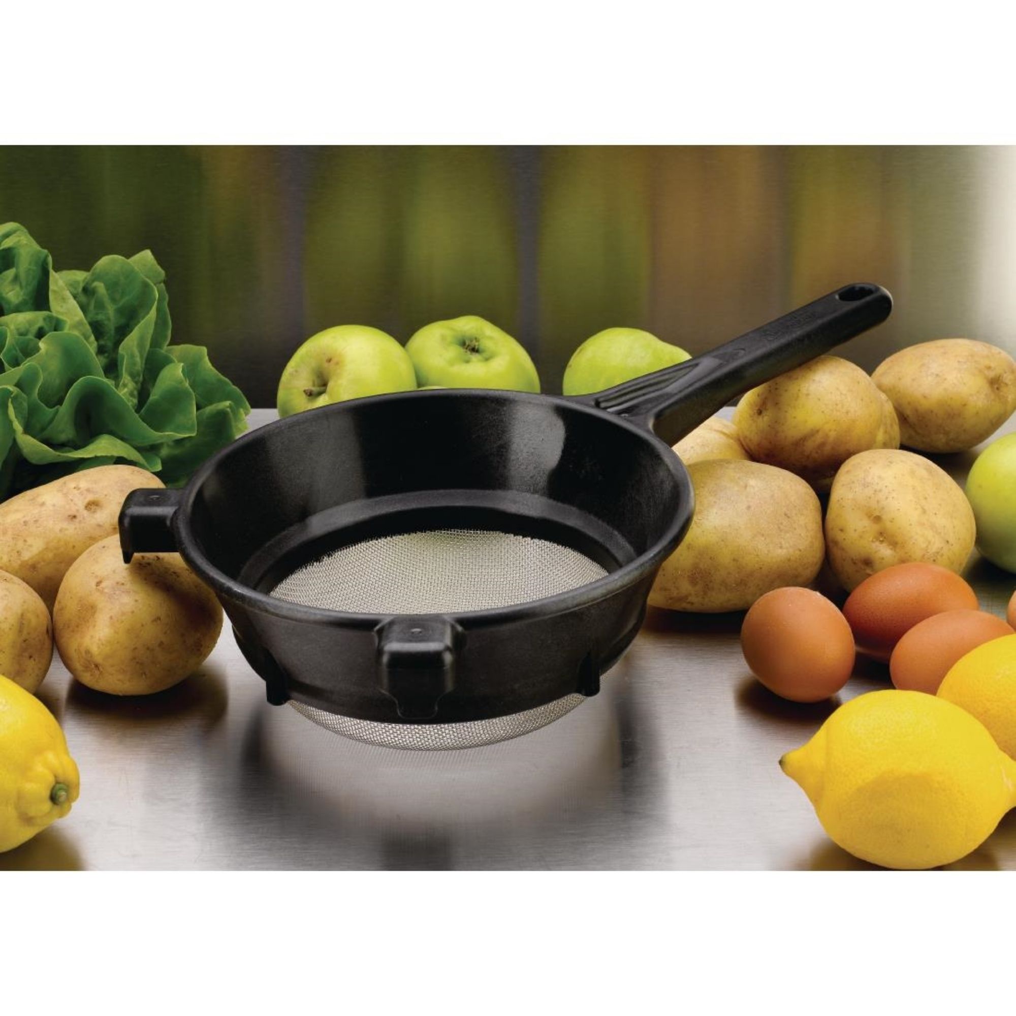 Picture of Matfer Bourgeat Exoglass Sieve Strainer 200mm Fine Mesh