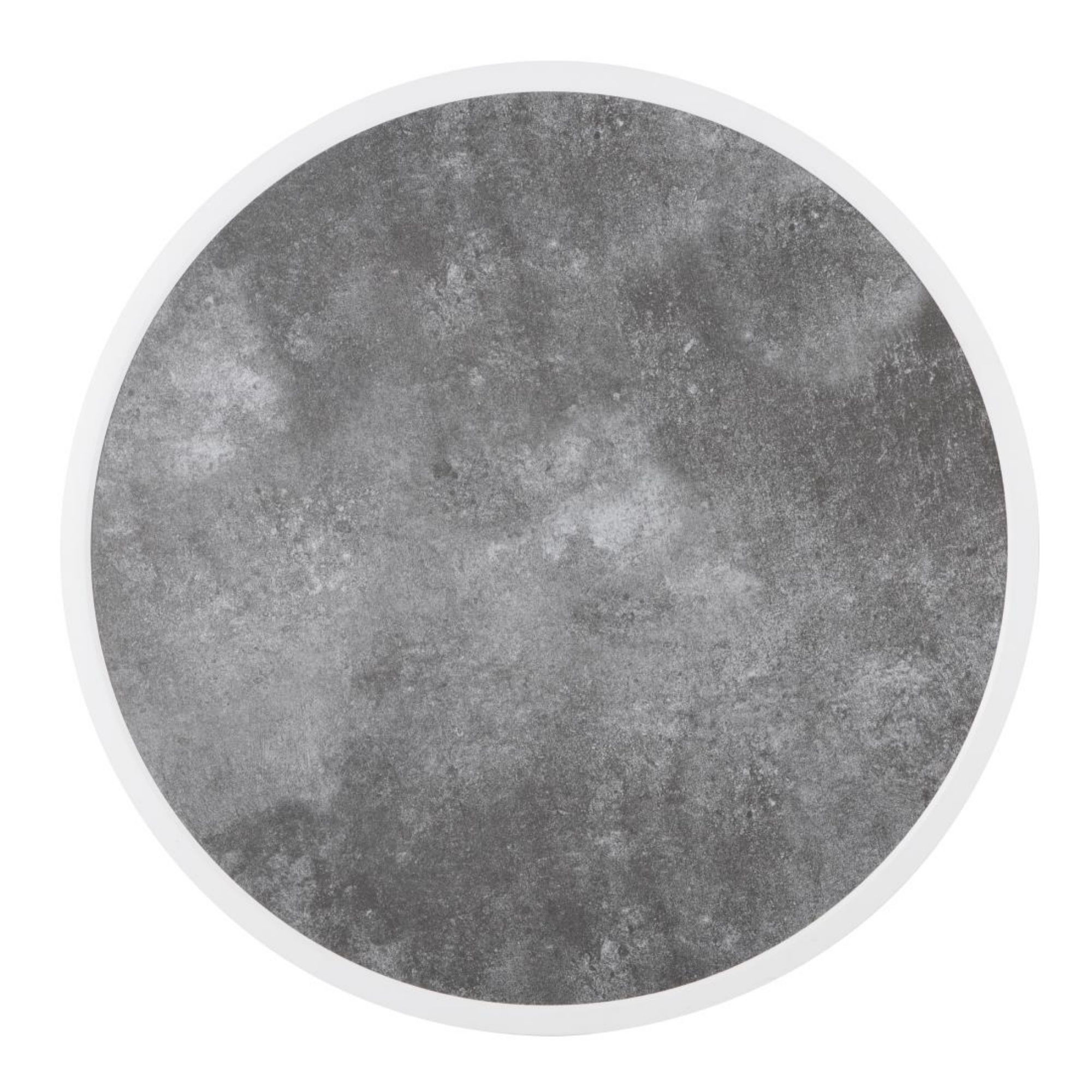 Picture of Bolero Fibre Glass Round Table Top Dark Stone Effect 580mm - DL488