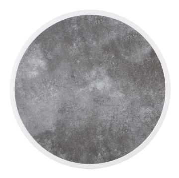 Picture of Bolero Fibre Glass Round Table Top Dark Stone Effect 580mm