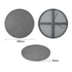 Picture of Bolero Fibre Glass Round Table Top Brushed Black 580mm - DL489