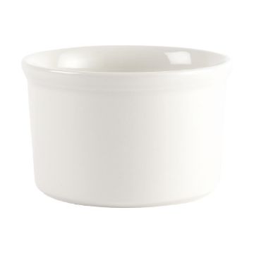 Picture of Churchill White Souffle Dishes 100mm (12 Pack)