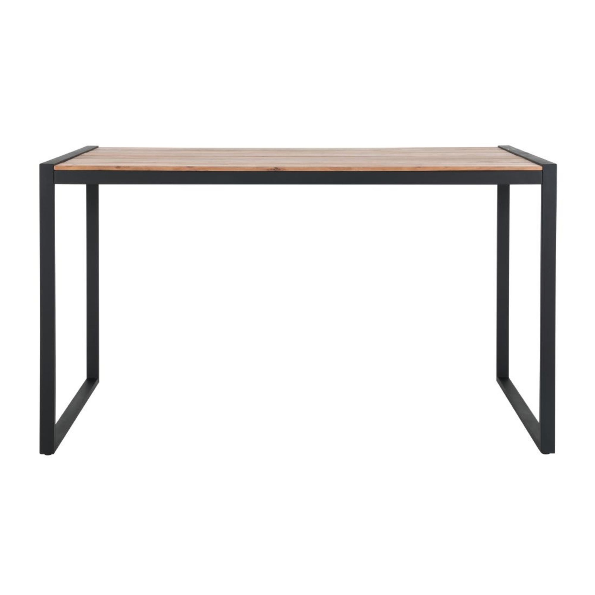Picture of Bolero Steel and Acacia Industrial Bar Table 1800x900mm - DK905