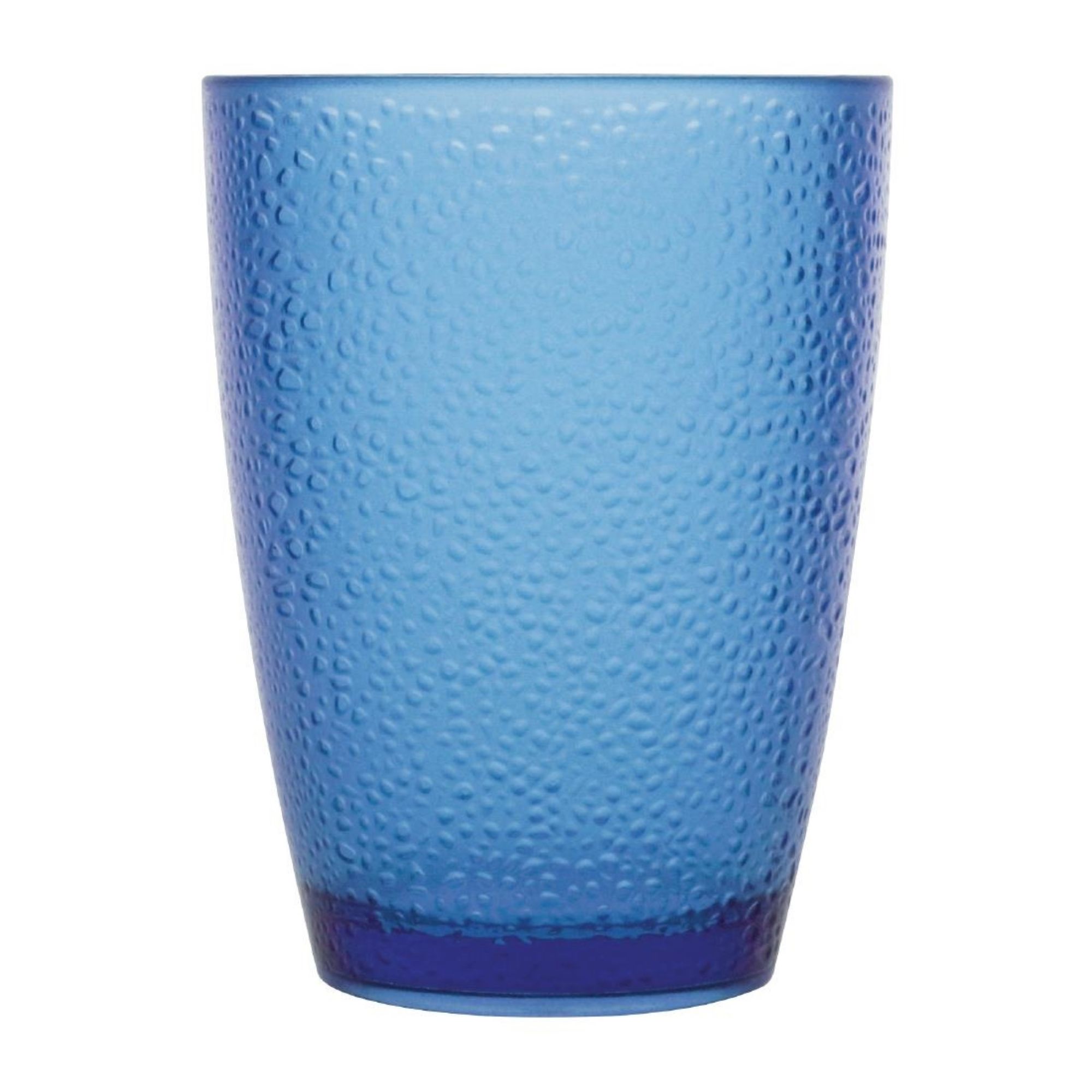 Picture of Olympia Kristallon Polycarbonate Tumbler Pebbled Blue 275ml (6 pack) - DC929