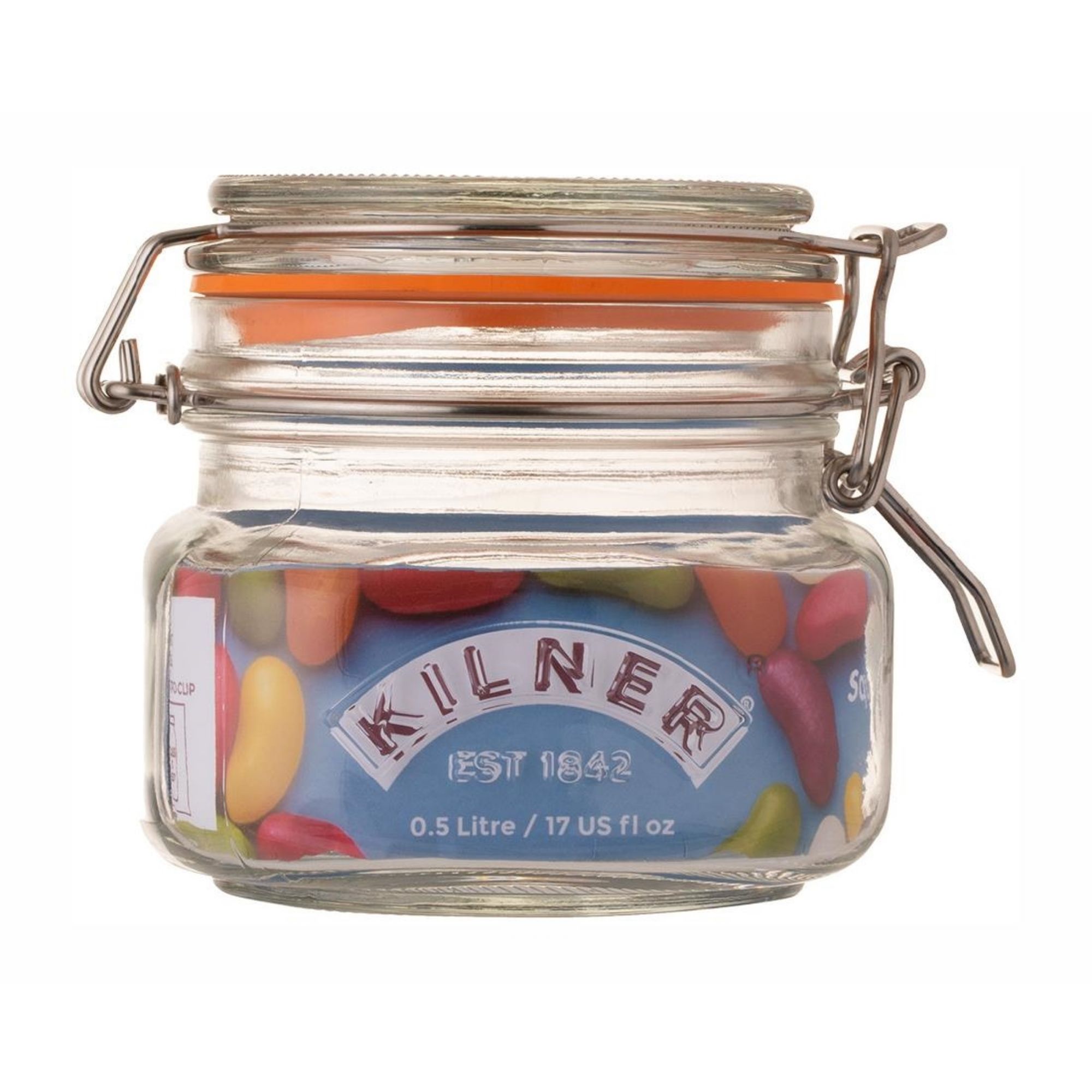 Picture of Kilner Clip Top Square Jar 500ml - CZ891