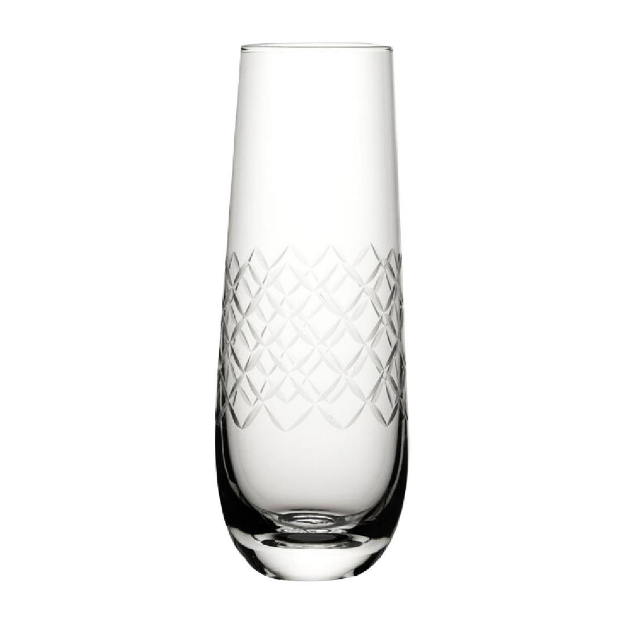 Picture of Utopia Raffles Diamond Champagne Glasses 300ml (6 pack) - CZ060