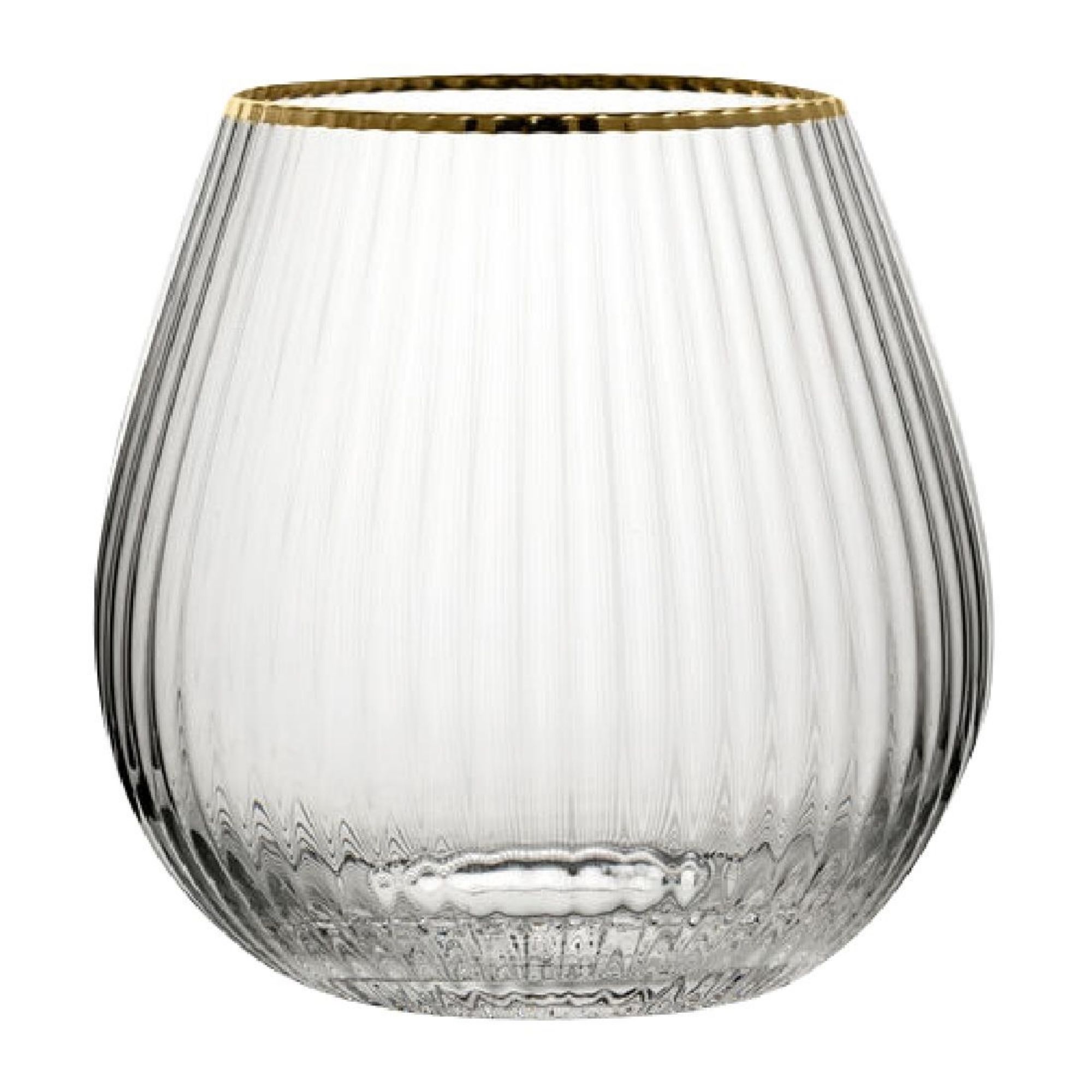 Picture of Utopia Hayworth Stemless Gin Gold Rim Glasses 650ml (6 pack) - CZ044