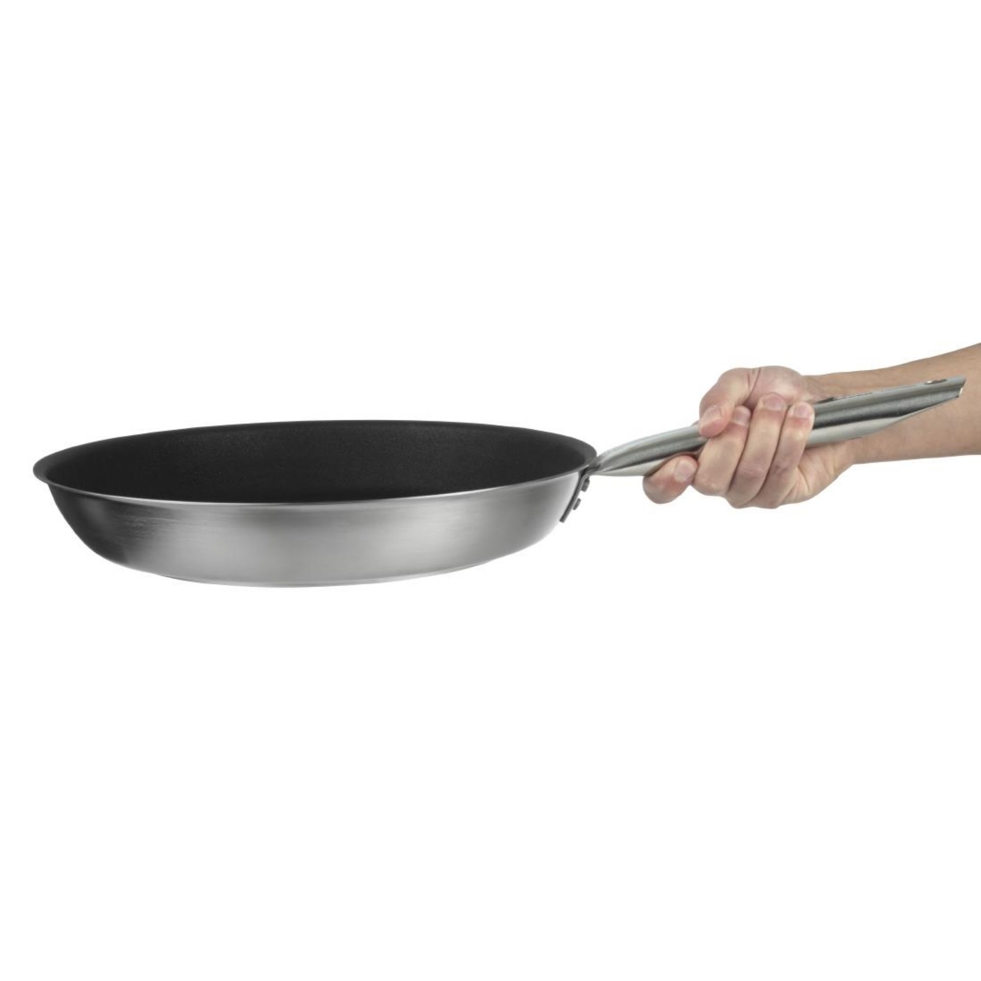 Picture of Matfer Bourgeat Tradition Stainless Steel Pro Non-Stick Frying Pan 32cm