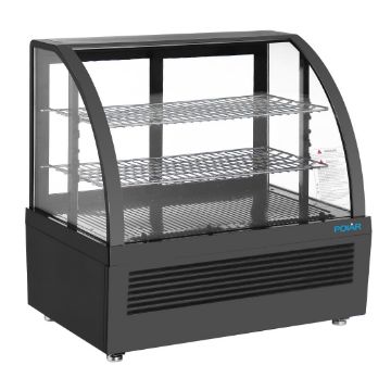 Picture of Polar C-Series Countertop Display Fridge Black 100Ltr