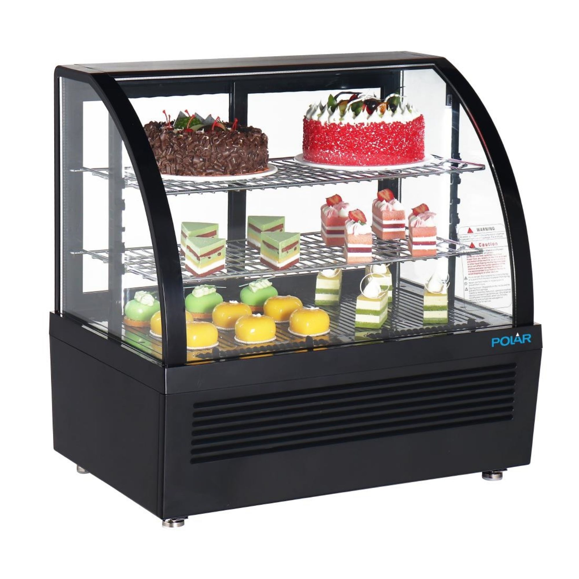 Picture of Polar C-Series Countertop Display Fridge Black 100Ltr