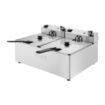 Picture of Buffalo Twin Tank Twin Basket 2x5Ltr Countertop Fryer 2x2.8kW - CU618