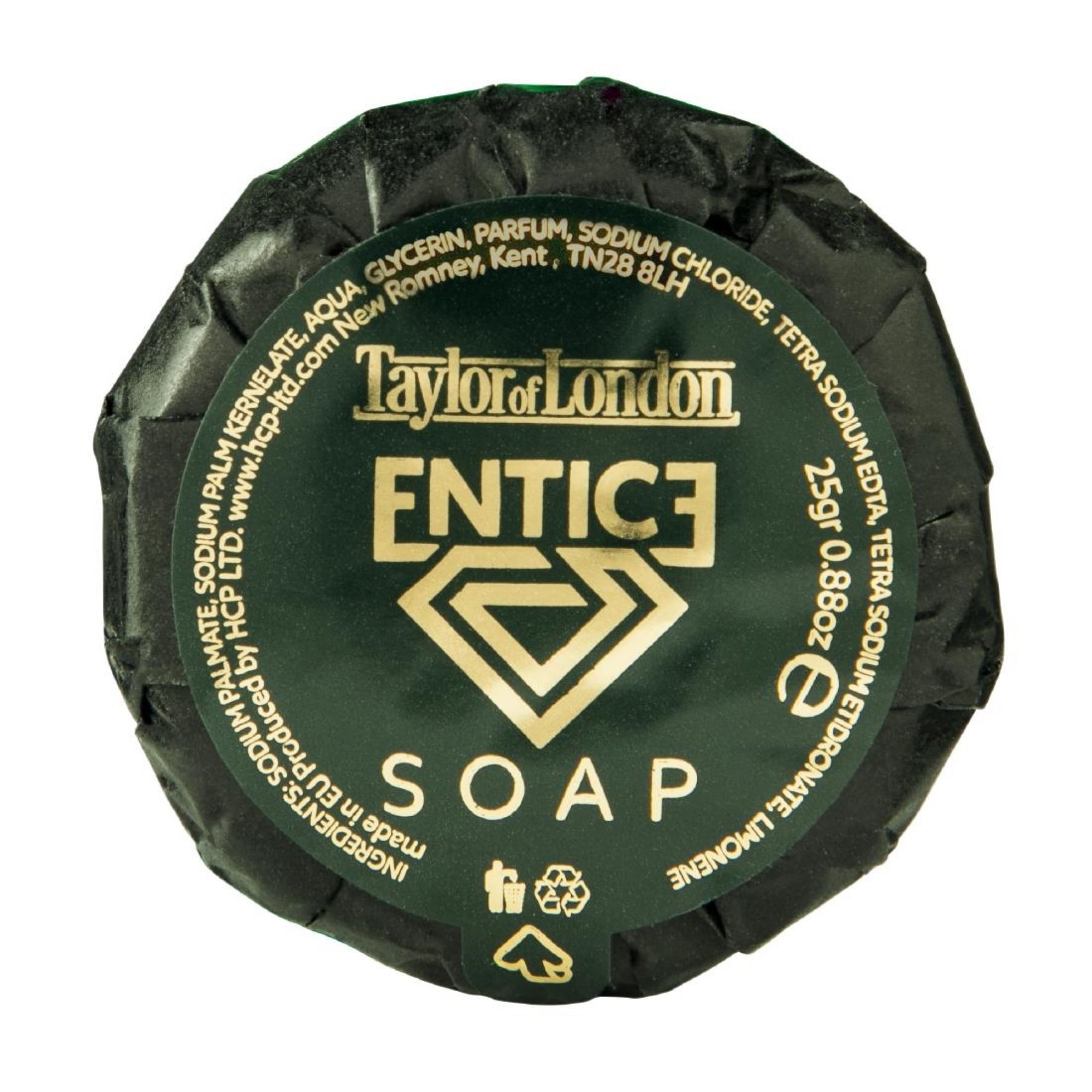 Picture of Hotel Complimentary Taylor of London Entice Pleated Soap 25g (100 pack) - CU233