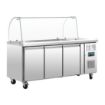 Picture of Polar U-Series Triple Door Refrigerated Gastronorm Saladette Counter - CT394