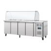 Picture of Polar U-Series Four Door Refrigerated Gastronorm Saladette Counter - CT395