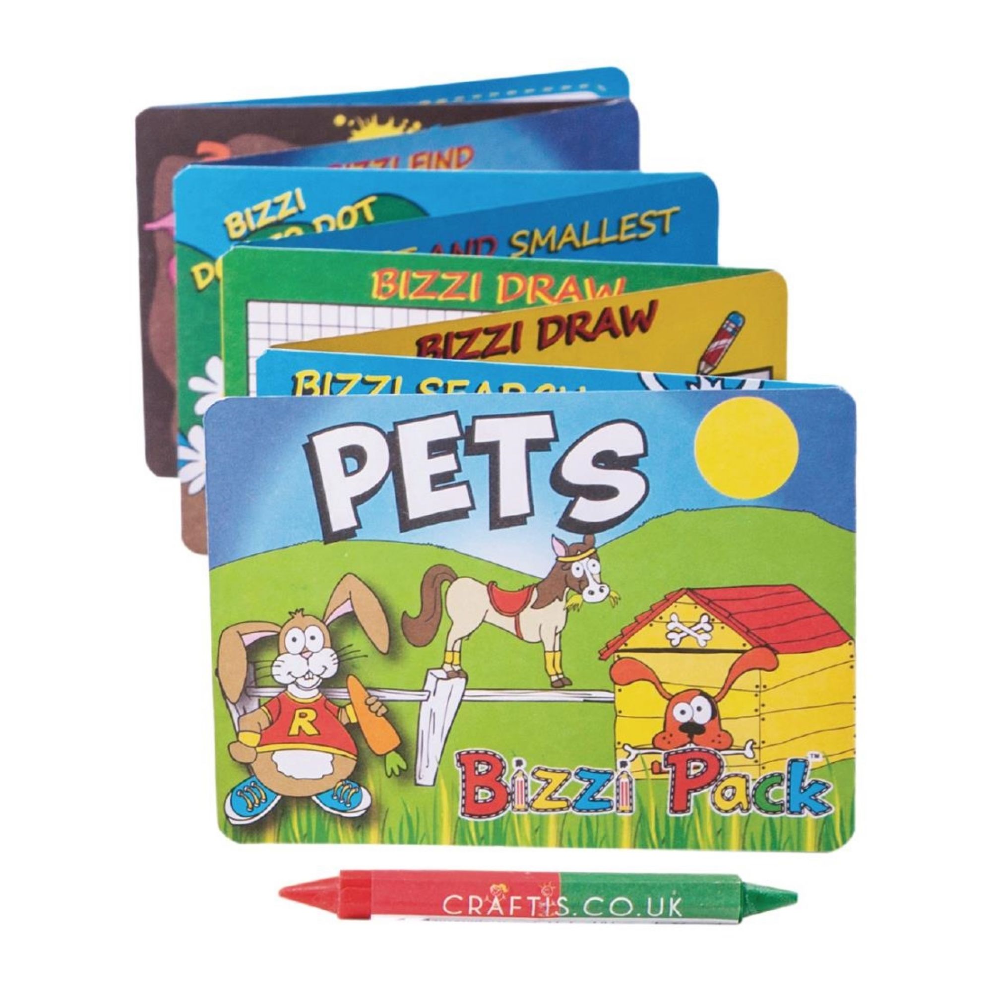 Picture of Crafti's Kids Activity Pack Assorted Animals (400 Pack) - CN878