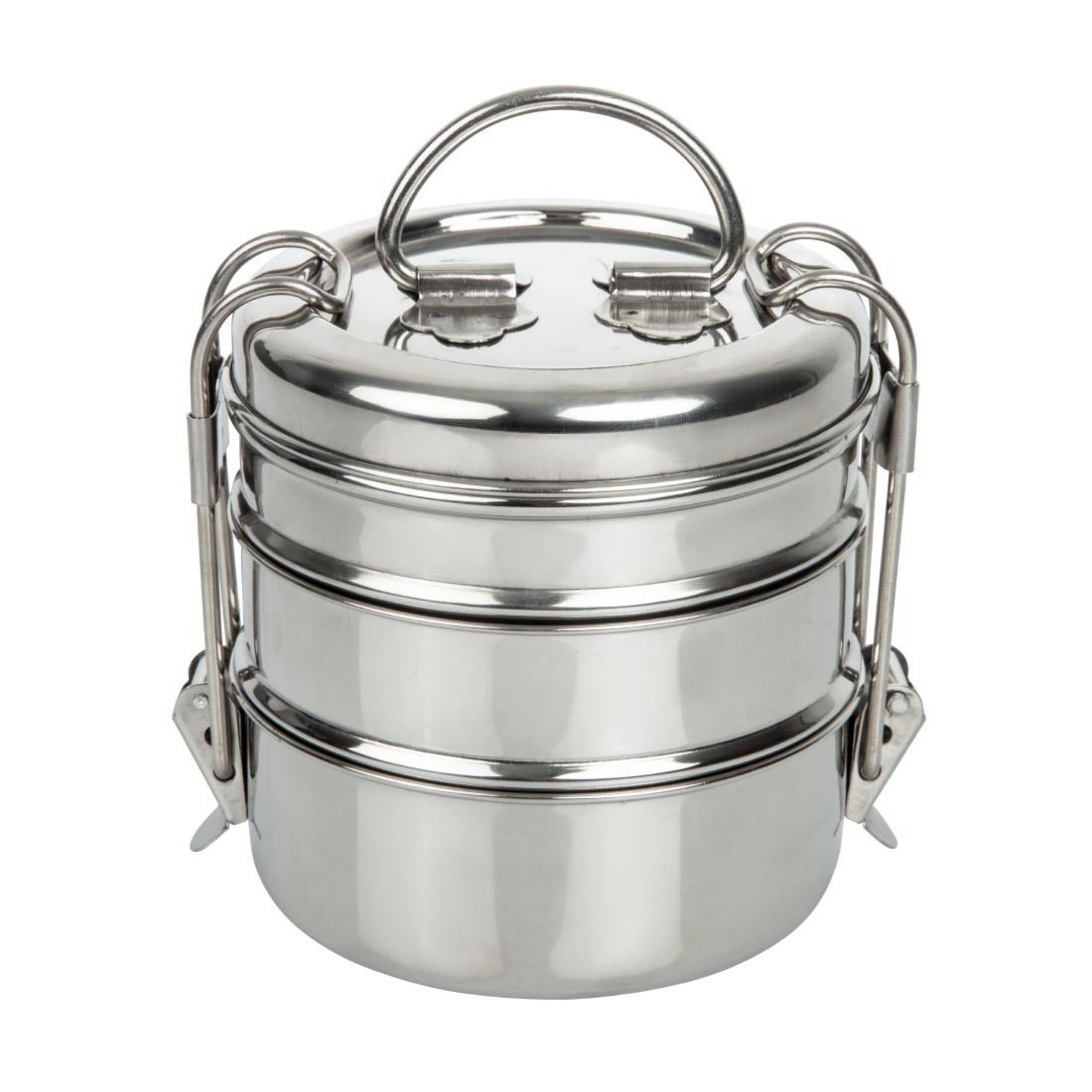 Picture of Utopia 3 Tier Tiffin Tin 115mm (6 Pack) - CS079