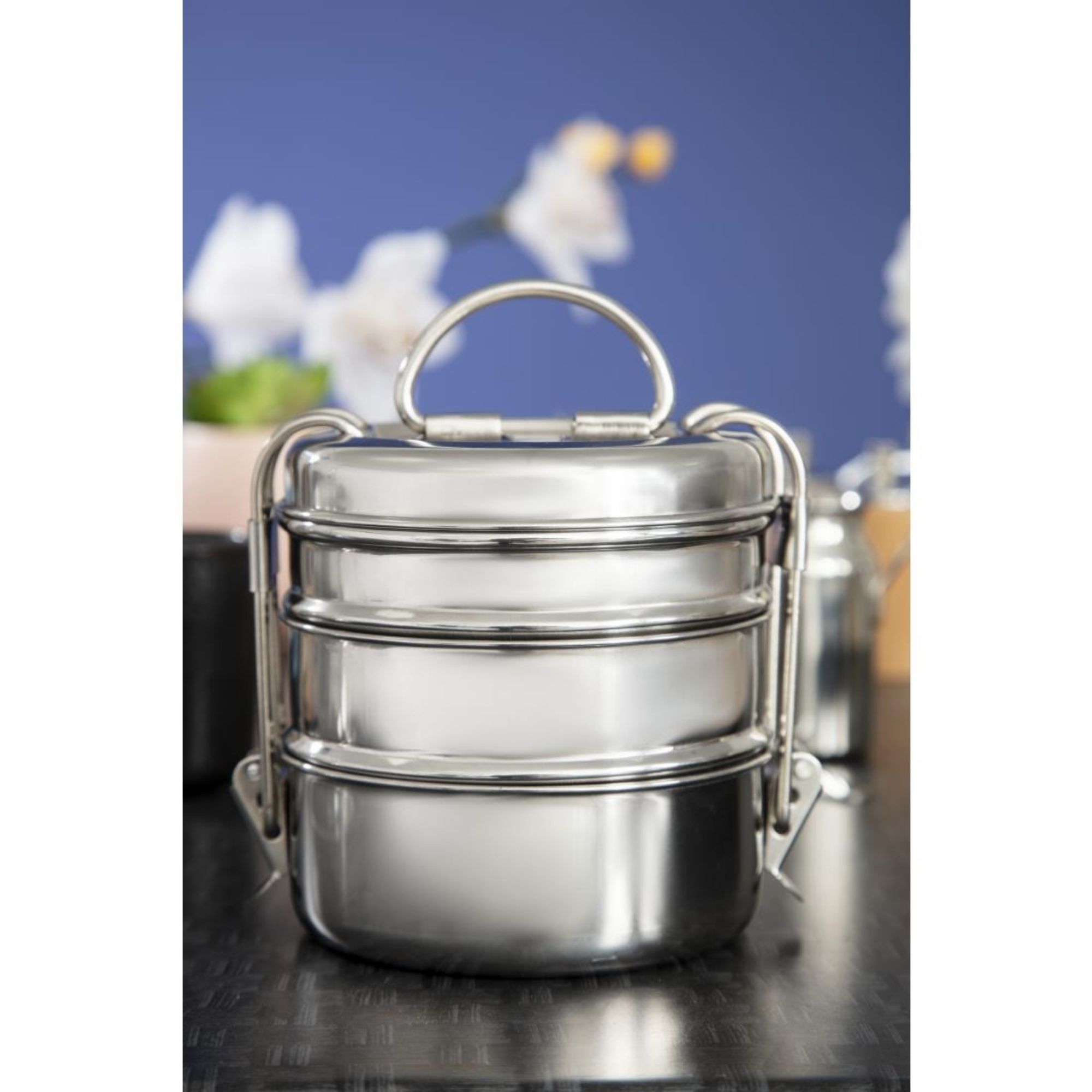 Picture of Utopia 3 Tier Tiffin Tin 115mm (6 Pack)
