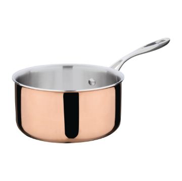 Picture of Vogue Copper Tri-Wall Saucepan 180mm