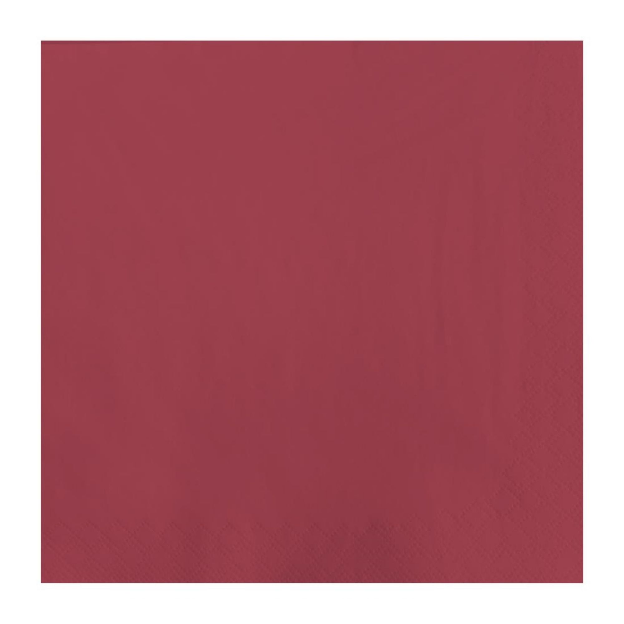 Picture of Fasana Lunch Napkin Bordeaux 33x33cm 2ply 1/4 Fold (1500 Pack) - CK879