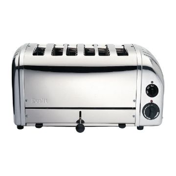 Picture of Dualit Bun Toaster 6 Bun Polished 61019