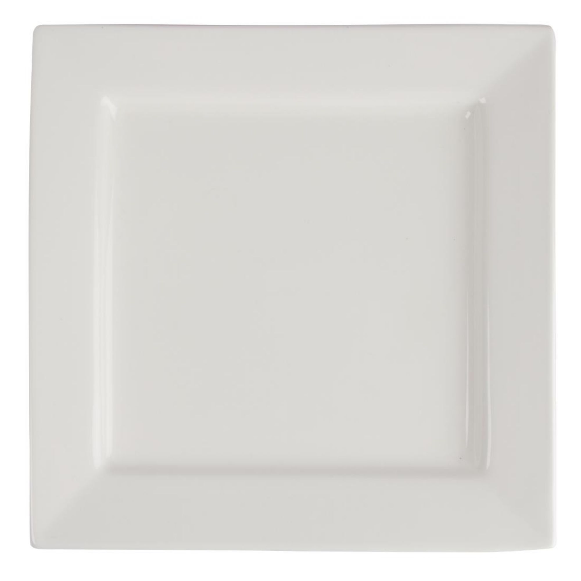 Picture of Olympia Lumina Square Plates White 233mm (4 pack) - CD633