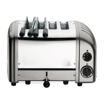 Picture of Dualit 2 x 2 Combi Vario 4 Slice Toaster Silver 42171