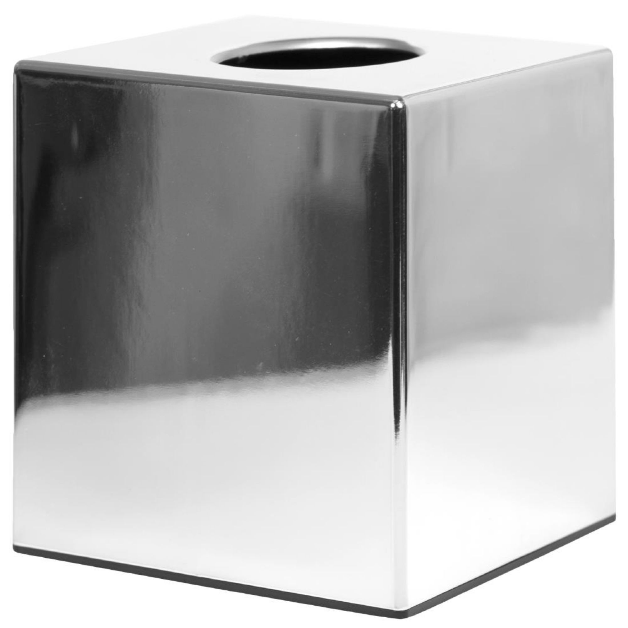 Picture of Hotel Complimentary Bolero Chrome Cube Tissue Holder - CC493
