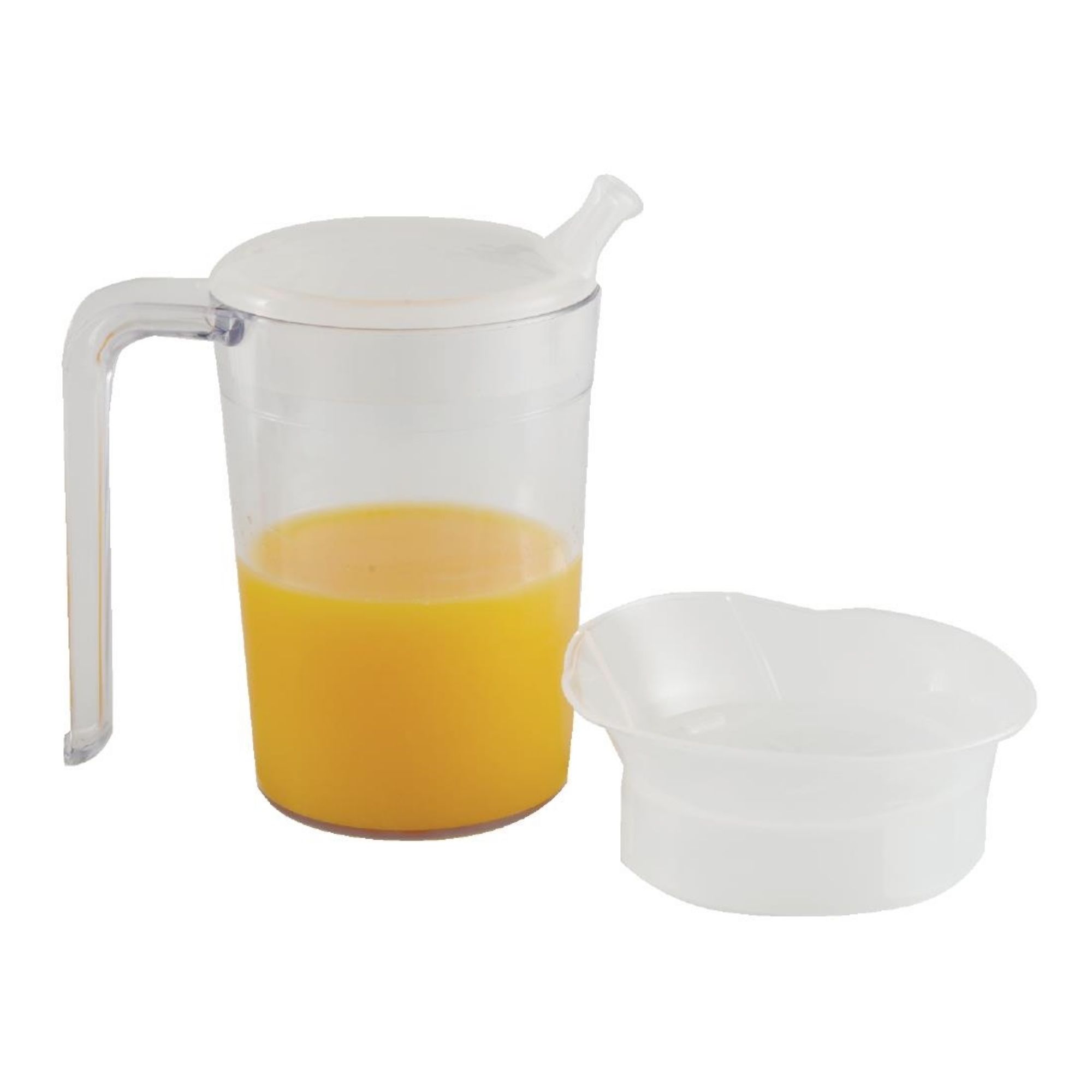 Picture of Clear Mug with Handle & 2 lids - CC975