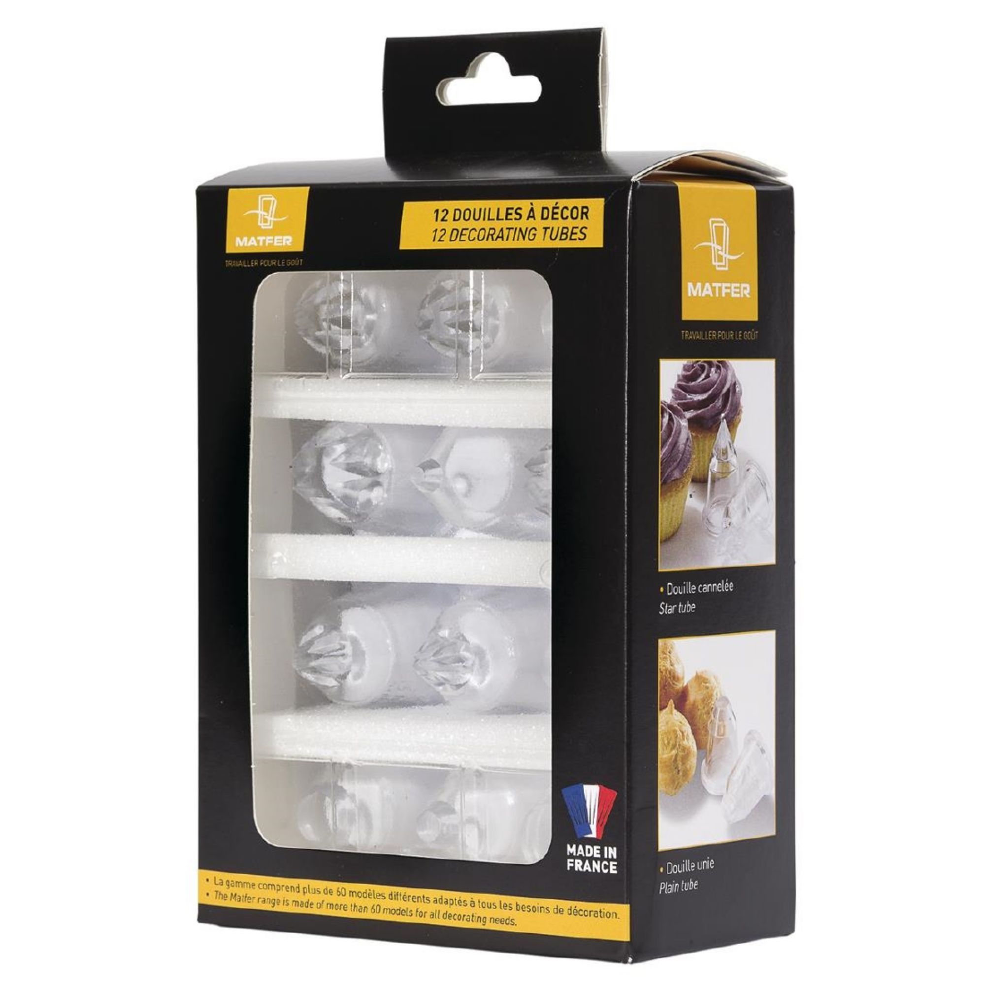 Picture of Matfer Bourgeat Piping Tips Assorted Set (12 Pack) - CC071